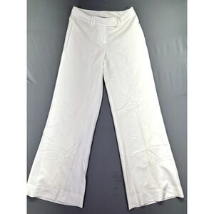 CAbi Style 756 Transition Wide Leg Tweed Trousers White Inner Lining‎ Size 2